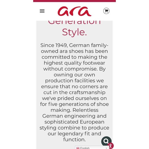 Ara Women's Sneakers in Gray with Brown Accents - Picture 11 of 11